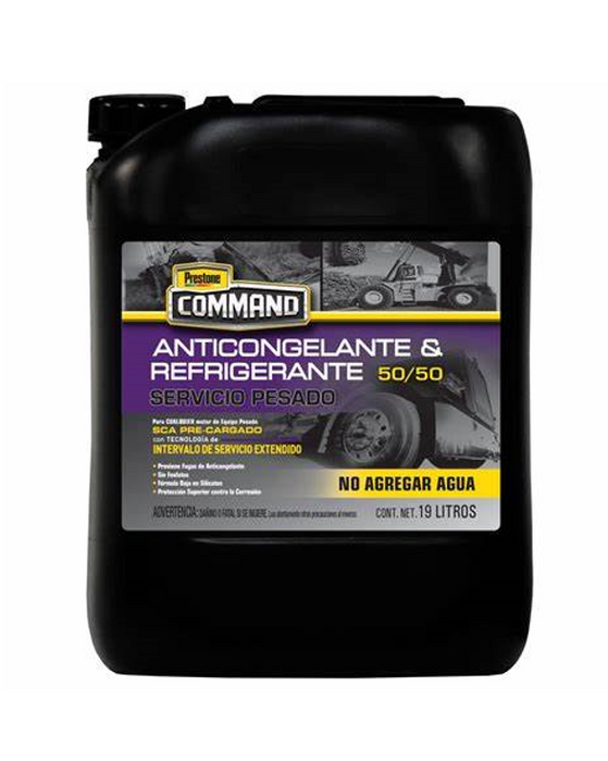 ANTICONGELANTE PRESTONE CONCENTRADO MORADO 97% 19 L