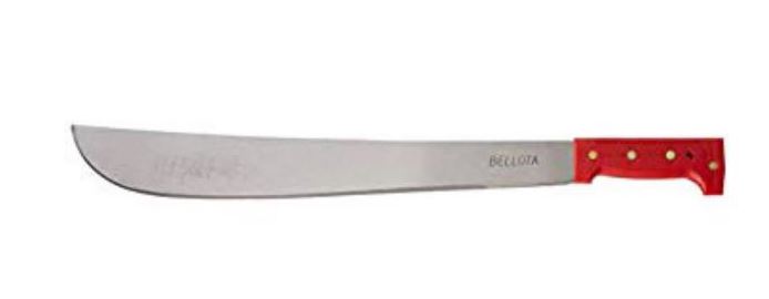 MACHETE RECTO DE 26" CACHA ROJA