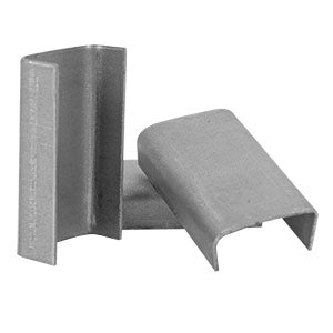 SELLO GALVANIZADO PARA FLEJE DE ACERO DE 1/2" CALIBRE 24