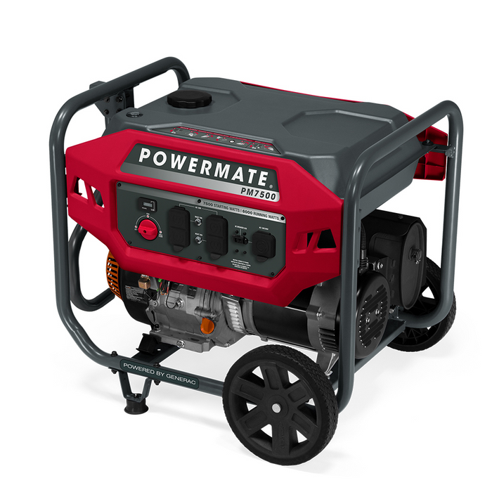 GENERADOR ELECTRICO CON MOTOR A GASOLINA 7500W POWERMATE PM7500