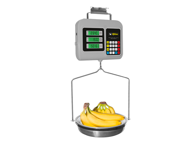 BASCULA DIGITAL COLGANTE RHINO, CAPACIDAD DE 30KG