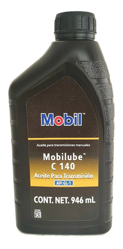 ACEITE PARA TRANSMISION MANUAL, MOBIL LUBE C 140, 946 ML