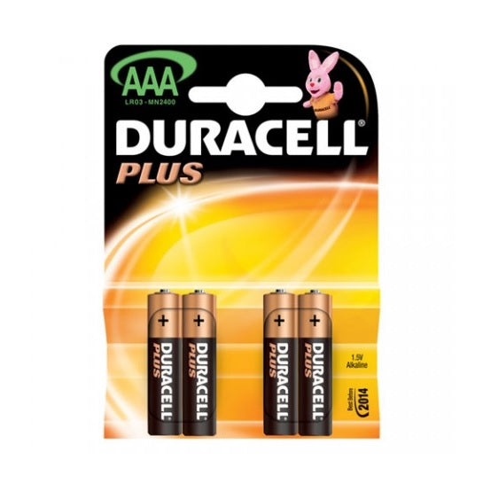 PILA ALCALINA DURACELL AAA CON 4 PILAS