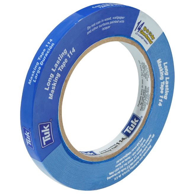 CINTA MASKING TAPE AZUL TUK, DE 12MM X 50 MTS