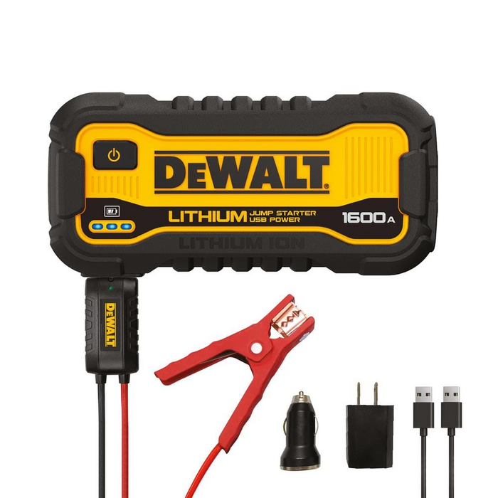 ARRANCADOR DE BATERIA 1600 AMP DEWALT BANCO DE ENERGIA USB