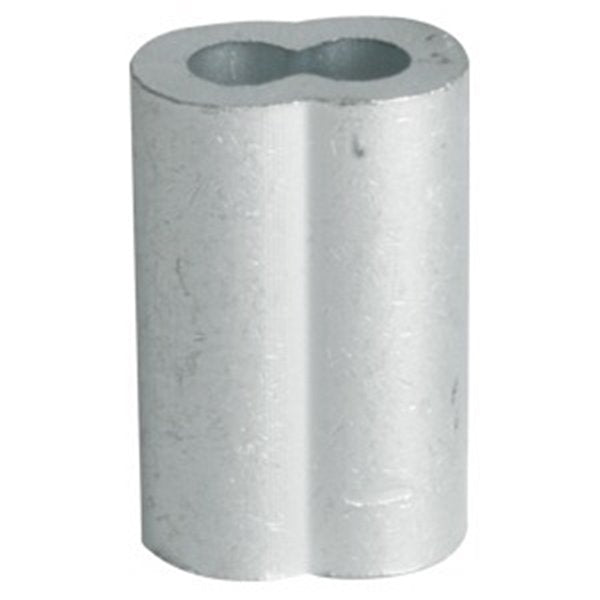 CASQUILLO DOBLE DE ALUMINIO 1/4"