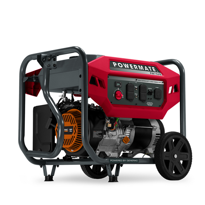 GENERADOR ELECTRICO CON MOTOR A GASOLINA 7500W POWERMATE PM7500