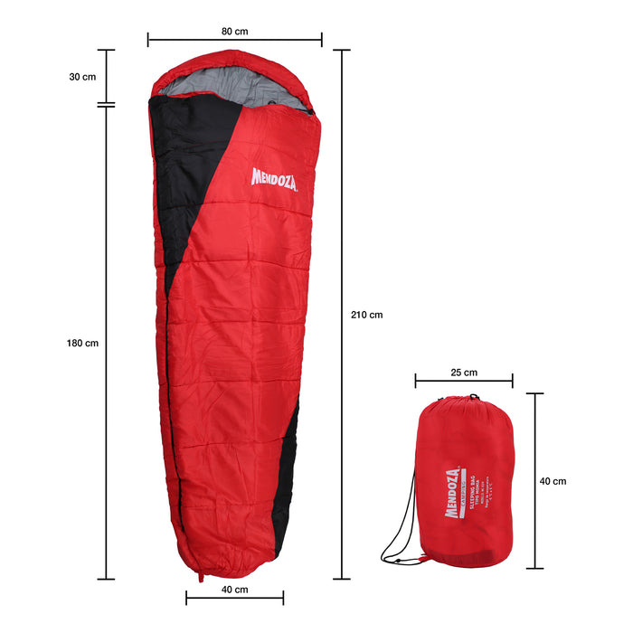 SLEEPING BAG TIPO MOMIA 210 x80 cm