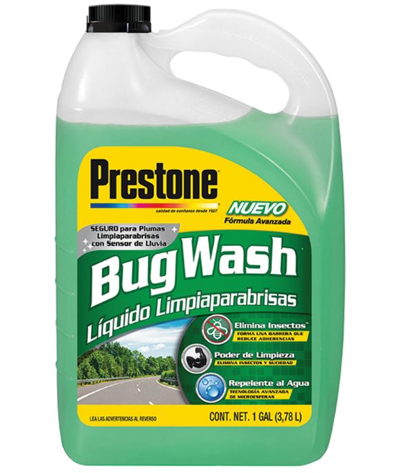 LIQUIDO LIMPIA PARABRISAS BUG WASH 1 GAL.