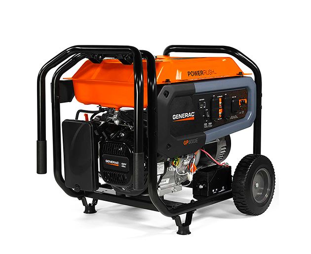 GENERADOR ELECTRICO CON MOTOR A GASOLINA, 8000 W, GENERAC