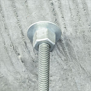 TORNILLO PARA CONCRETO ROSCA INTERNA 1/4" X 1-9/16"