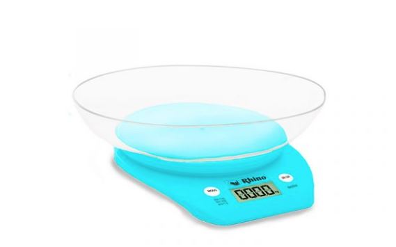 BASCULA DIGITAL DE COCINA RHINO, CAPACIDAD DE 5KG