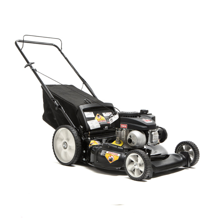 PODADORA DE CESPED 21", MOTOR POWER MORE 140 CC, RUEDAS TRASERAS DE 8", BOLSA, YARD MACHINES