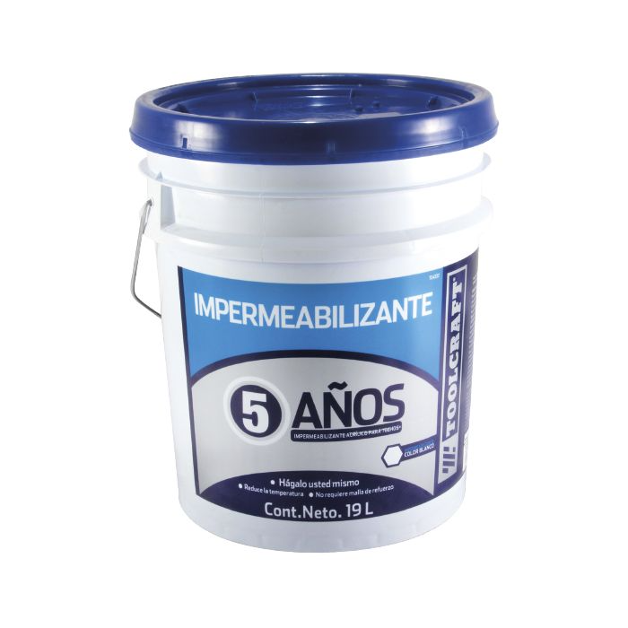 IMPERMEABILIZANTE ACRILICO BLANCO 19 LTS