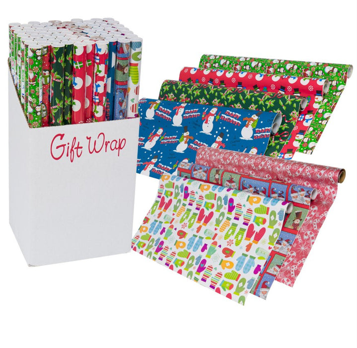 PAPEL P/REGALOS NAVIDEÑO 40 SQF