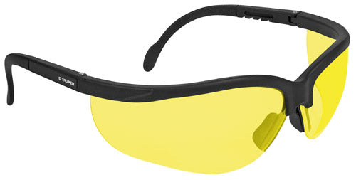 LENTES DEPORTIVOS DE SEGURIDAD, COLOR AMARILLO