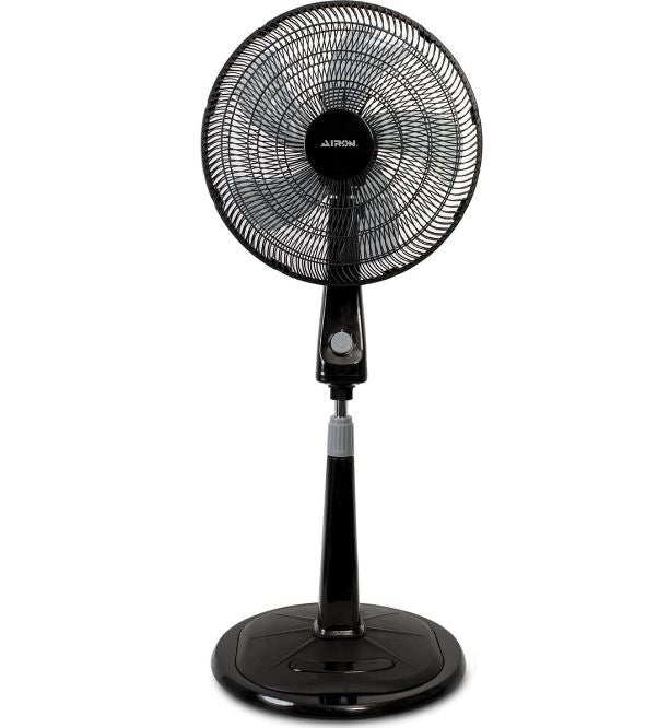 VENTILADOR DE PEDESTAL AIRON, CAPACIDAD DE 16" Y 3 VELOCIDADES (3 EN 1)