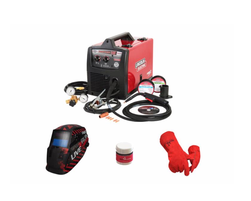 PAQ COMBO MIG-AUTOMOTRIZ 140 INCLUYE GUANTE INTERM, CARETA ELEC, GEL ANTISPATER