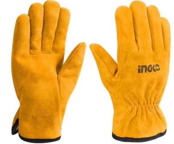 GUANTES DE CUERO TALLA XL INGCO