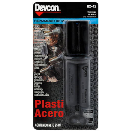 PEGAMENTO PLASTIACERO 25ml  NEGRO C/30