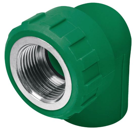 CODO 90° DE PPR, 3/4', 25MM, ROSCA HEMBRA