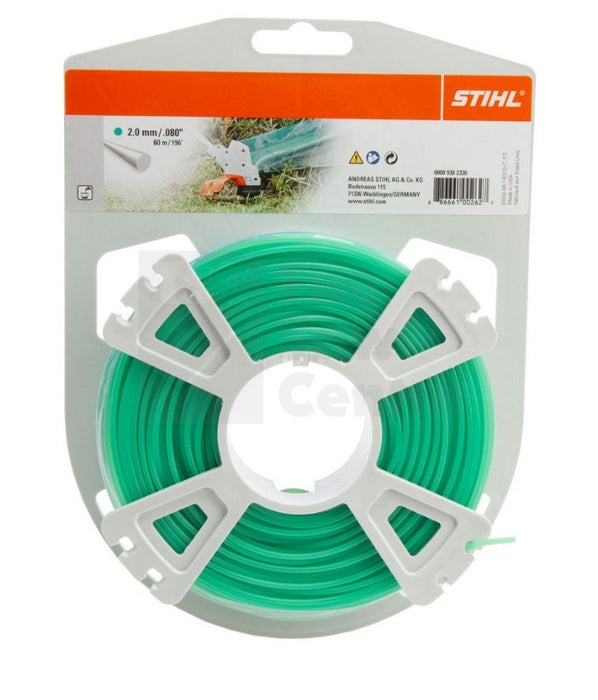 HILO P/DESBROZADORA VERDE  2MM x 60M STIHL