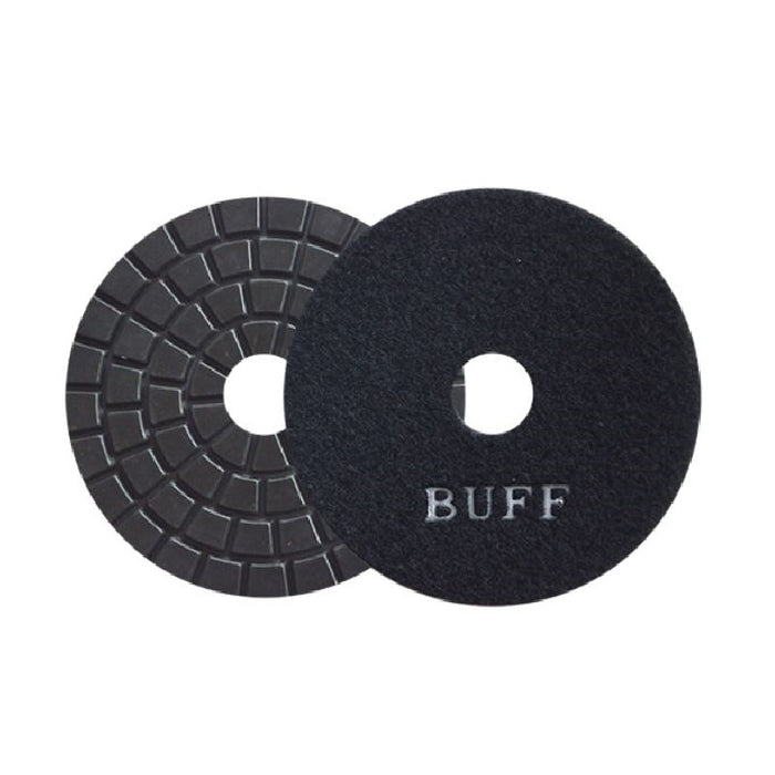 PAD DE DIAMNTENTE BUFF DE 4" CON VELCRO MARCA HUM