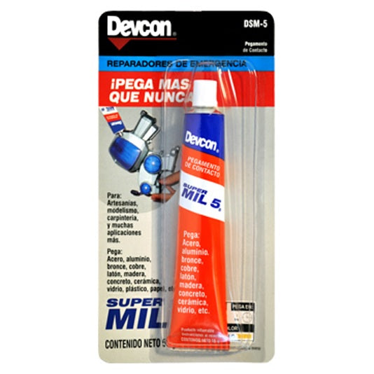 SUPER MIL 5  DEVCON TUBO DE 50 GRS C/30