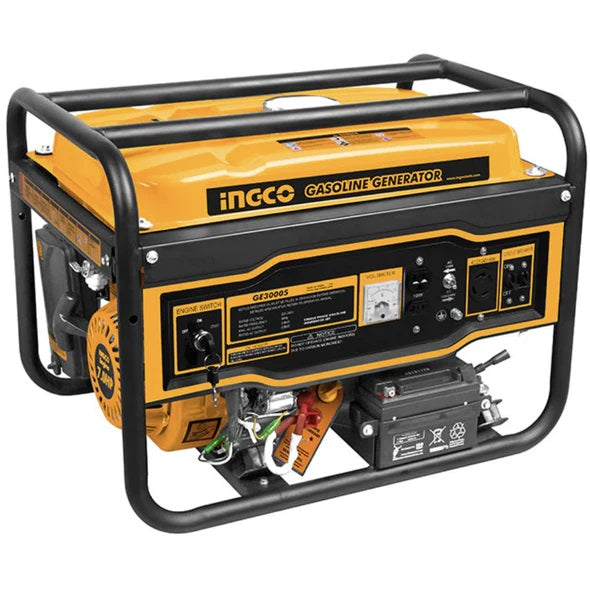 GENERADOR ELECTRICO A GASOLINA, 3,000W,  110/220 V 60HZ INGCO