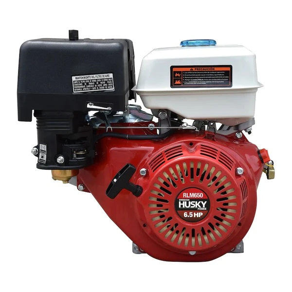 MOTOR A GASOLINA HUSKY,CAPACIDAD DE 6.5 HP A 4 TIEMPOS