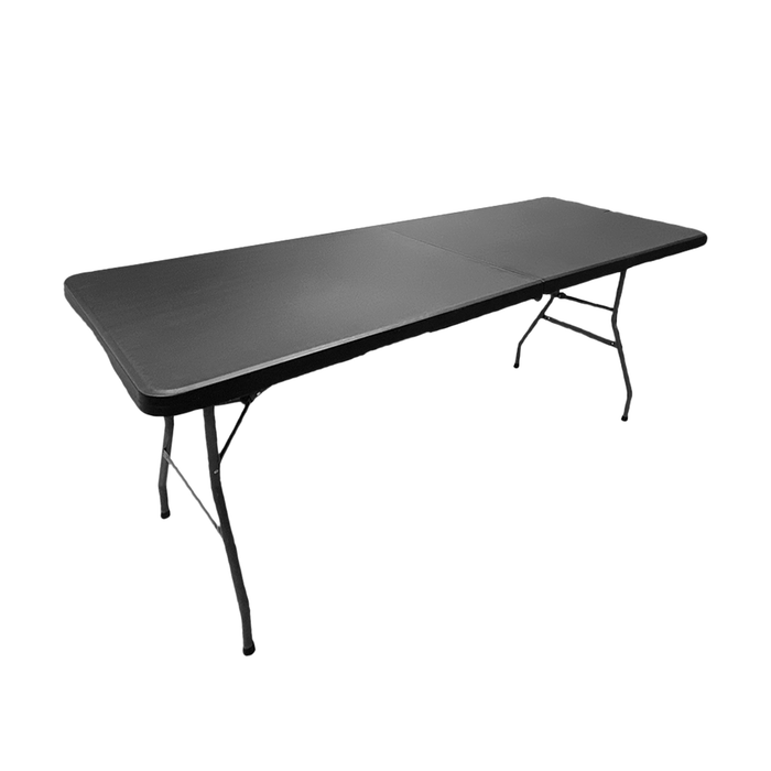 MESA PLEGABLE KOKKEN 1.80 M  NEGRA